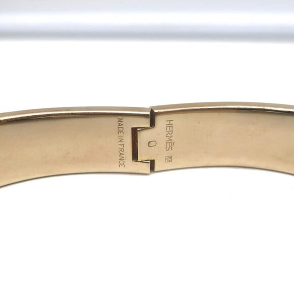 Hermes Clic H PM Bracelet Forest Green Enamel & Gold - Picture 7 of 7